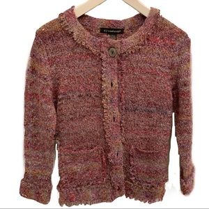 52 Weekends Sweater with Fringe Trim